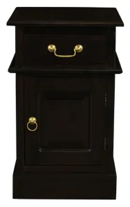 Tasmania 1 Solid Door 1 Drawer Bedside