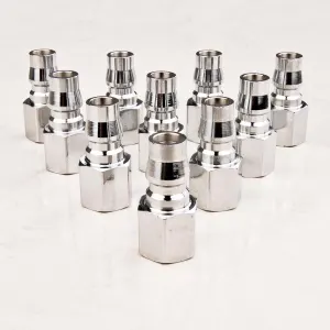 10X 1/4″ Nitto Type Male Air Coupling Coupler Fitting Connector 4 x 2.5cm