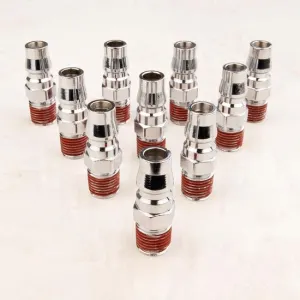 10X 1/4″ Nitto Type Male Air Coupling Coupler Fitting Connector 4 x 1.5cm