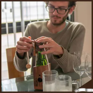 Wine Stopper Lock Puzzle – Party Puzzle- cant drink it until you crack the lock-party fun