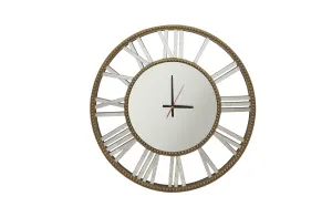 Decorative Beaded Mirrored Clock
