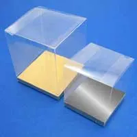 50 Pack of 9cm Sqaured Cube Gift Box –  Product Showcase Clear Plastic Shop Display Storage Packaging Box