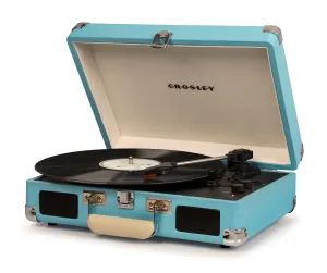Crosley Cruiser Bluetooth Portable Turntable – Turquoise