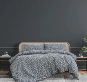 Fletcher PRINTED QUILT COVER SET - KING