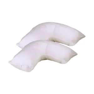 Set of 2 Stain Resistant Pillow Protectors