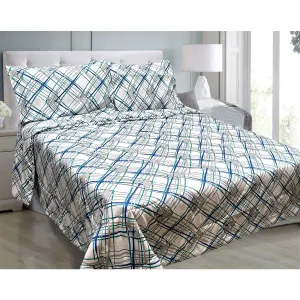 Hotel Living 3 Pce Light Weight Comforter Set Queen/King Oscar – Oscar Crisscross