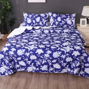 Ramesses Spring 3 Pcs Bamboo Blend Ultrosonic Reversible Comforter Set King