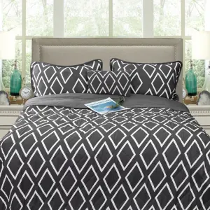 Ramesses Alena 4 Pcs Ultrasonic Comforter Set Queen