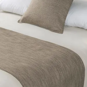Jason Linen Look Sand Bed Runner – Double/Queen