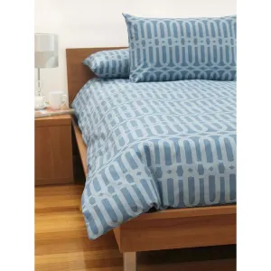 Jason Linx Denim Quilt Cover Set – Queen