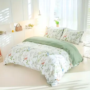 Dreamfields – Green Roost Quilt Cover Set – Super King