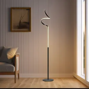 Chipper LED Floor Lamp – Black