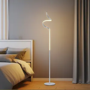 Chipper LED Floor Lamp – Chrome