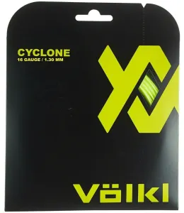 1 Pack Volkl Cyclone 16g/1.30mm Tennis Racquet Strings – Neon Yellow
