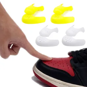 White Shoe Crease Protector for Men’s Shoes, Size EUR 40-46 (US 7-12) 10 Pairs
