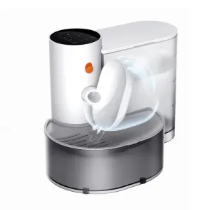 Smart Pet Water Dispenser – Tilted Design, Fresh Water Supply, Automatic Water Bowl for Cats and Dogs