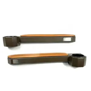 Toyota Land Cruiser FJ76/FJ79 Center Console and Door Armrest Cup Holder Set – Brown Leather