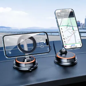 360 Degree Rotating Magnetic Phone Holder – Strong Suction and Stable Design