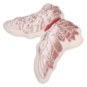 Pink 30cm Butterfly Shaped Throw Pillow – Soft Decorative Cushion with Embroidered Butterfly Design