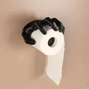 Creative Hand-Shaped Toilet Paper Holder – Unique Wall-Mounted Design