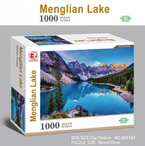 1000 piece  Jigsaw Puzzle for Adults - Landscape Cityscape Art, Premium Quality Paper Cardboard, 70x50cm Finished Size, Stress Relief Brain Game Gift for Ages 14+ 【Meng Lianla】