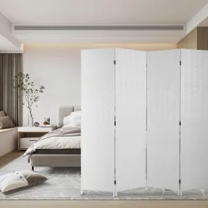 4-Panel Folding Room Divider – Privacy Screen Partition