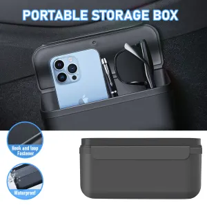 TPE Car Boot Organiser Australia | No-Sew Stitching Odourless Design | Reusable Velcro for Door/Center Console | Camping/Office Storage Box