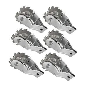 50 Pack Inline Cliplock Wire Strainer Aluminum Alloy Heavy Duty Wire Ratchet Tensioner for Electric Fence