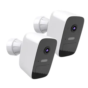 Connect 2K Outdoor Security Camera Twin Pack