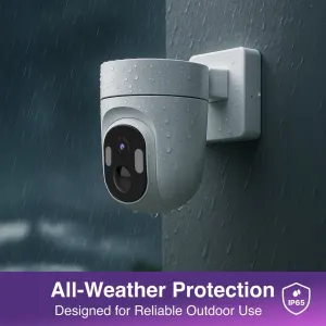 Connect SmartHome 2K Outdoor Camera 2 Pack