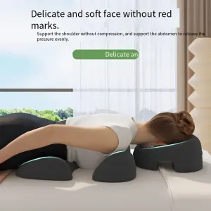 Comfort Zoning, No Fatigue—Ergonomic Beauty Bed Pillow Set (dark gray)