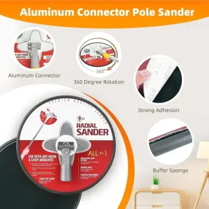 Pole Sander for Drywall,Manual Hand Drywall Sander with Extension Pole – Ideal for Painting Projects,Aluminum Connector