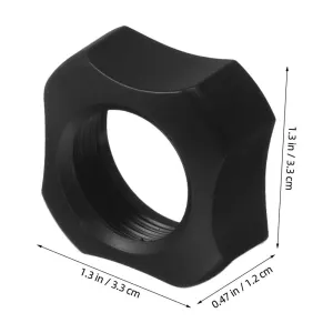 Black Plastic Car Phone Mount Stable Adapter Ring Wireless Charging Support