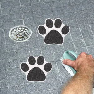 10pcs Paw Floor Mat Swimming Pool Anti-skid Stickers Floor Decals Bathroom Supplies