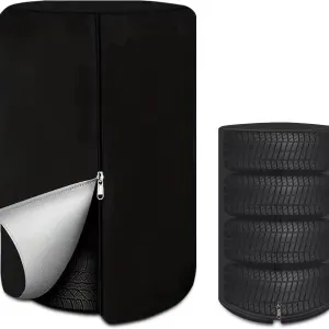 Tire Covers for Storage Large Tire Storage Bags Waterproof for Outdoor Indoor Update (Holding 4 Tires Up, Diameter 32")