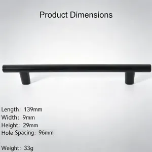 10 Pcs M8829-96 Large Black