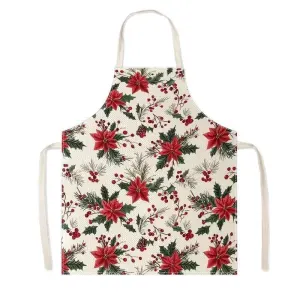 Celebration Christmas & Halloween Apron, 75x65 cm Flannel, soft and warm, large size offers extra coverage, reinforced stitching for durability.