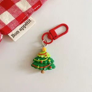 Christmas Tree Resin Bag Pendant, Stylish Backpack Decor Charm, Novelty Accessory for Christmas & Halloween Best‑friend Gift