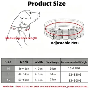 Thickened Nylon Dog Collar for Outdoor, Alloy Buckle Pet Neck Collar, Camouflage Color Alloy Buckle Collar XL, Christmas Premium Pet Gift