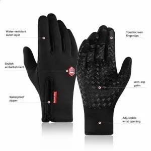 Upgraded Thermal Cycling Gloves – Orange XL