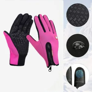 Upgraded Thermal Cycling Gloves - Hot Pink L