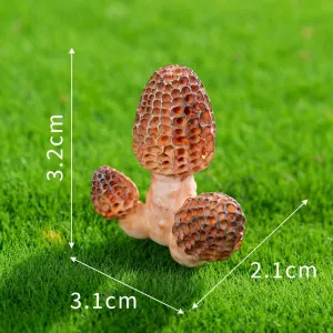 10pcs Artificial Mushroom Ornament-Type 3