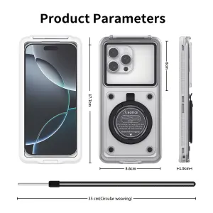 Newly Upgraded IPX8 Diving Phone Case, 15m Waterproof, 6.9-inch Universal, Surfing Swimming Underwater Photography, Shockproof and Scratch-Resistant.