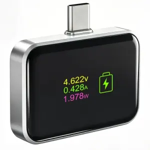 🔌 Type-C Smart Digital Display Auto-Off Adapter | 140W Fast Charging with Automatic Power-Off, Protects Battery & Extends Lifespan