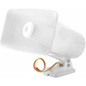 Alarm Siren, 12V 150TB Electronic Alarm Siren Horn 150TB Indoor and Outdoor Safety Siren for Home Security System