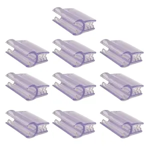 10 Pcs Gridwall Label Holder Clips, Merchandise Sign Display Holder Stands for Retail Display