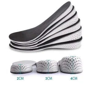 2cm Shoe Insoles for Height Increase, Black, 2cm