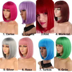 Synthetic Wig Silver for Party Pride Parades and Cosplay