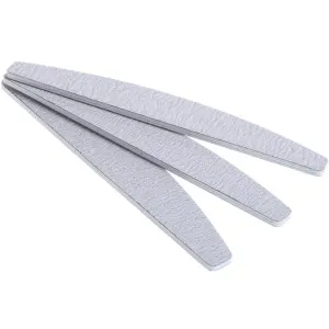 5-pack Half Moon Zebra Nail Files, 100/120 Grit, with Storage Case