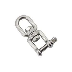 Swivel Shackles Mooring Anchor Chains 304 Stainless Steel Swivel Connector for Marine Boat, 6mm